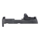 P320-XCOMPACT 9MM 3.6" SLIDE ASSEMBLY, ROMEO1PRO, BLACK