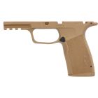 P365-XMACRO 9MM MANUAL SAFETY GRIP MODULE - COYOTE BROWN