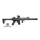With up to 700 fps Muzzle Velocity, this 177 caliber pellet, CO2 powered SIG MCX Air Rifle delivers 30 rounds of rapid-fire with micro red dot air rifle sights.