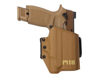 P320-M18 OWB BLACKPOINT TACTICAL LIGHT-BEARING HOLSTER, COYOTE BRN RH