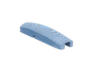 P320-AXG GRIPMOD BACKSTRAP - BLUE LAVA (SELECT SIZE)