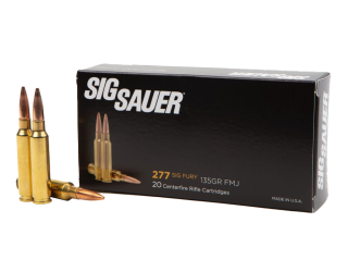 277 SIG FURY, 135GR FMJ , ELITE BALL 